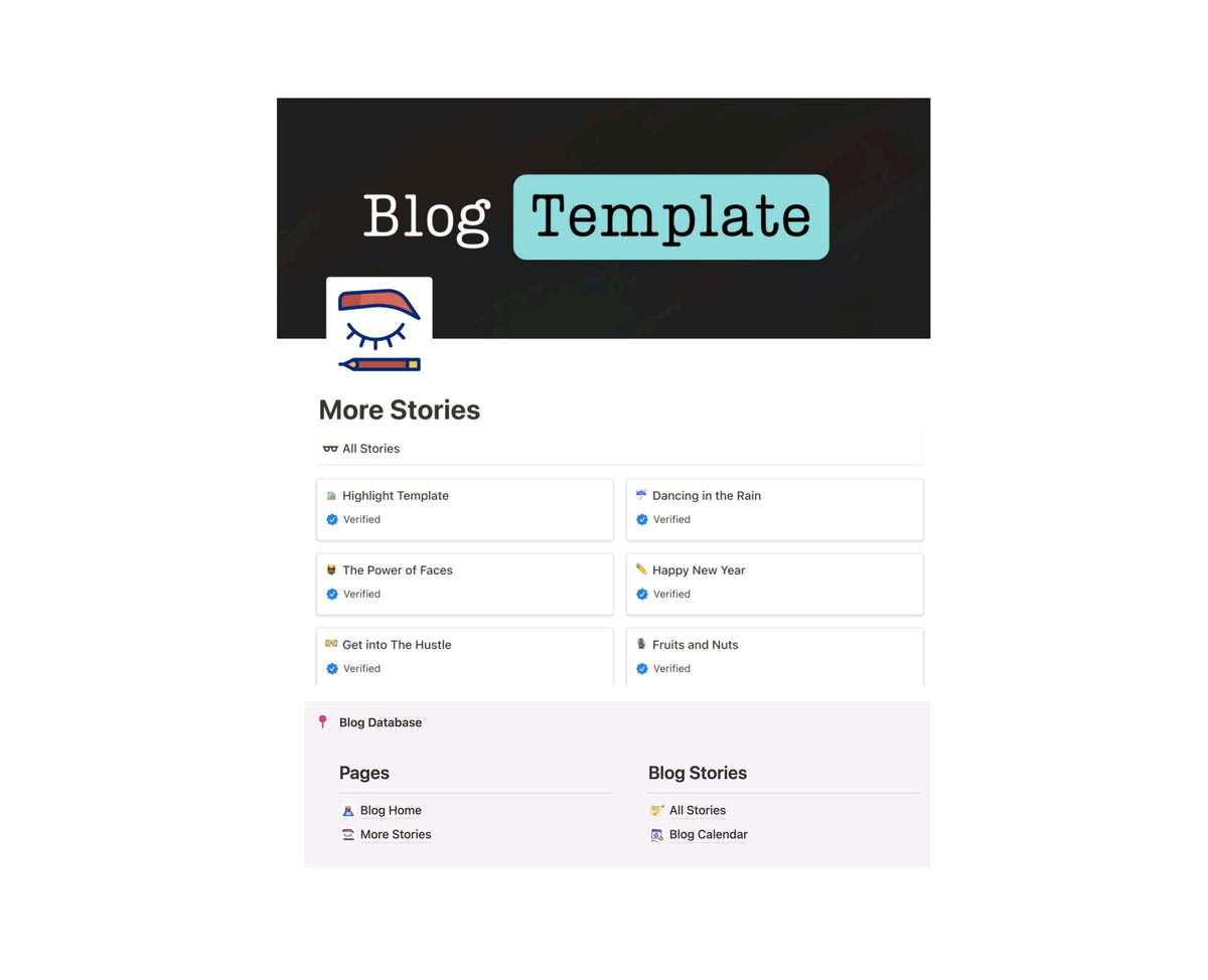 Blog Website Template