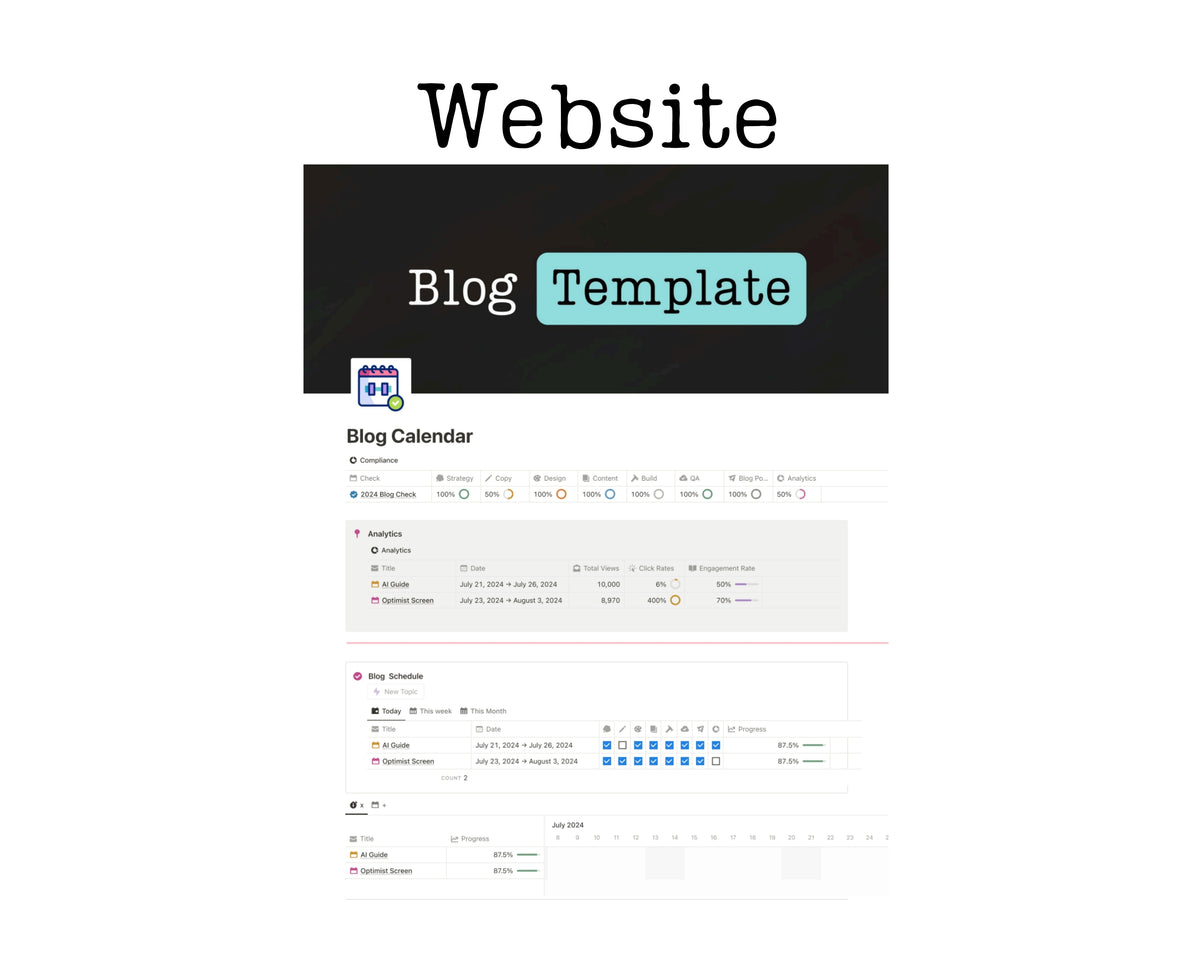 Blog Website Template